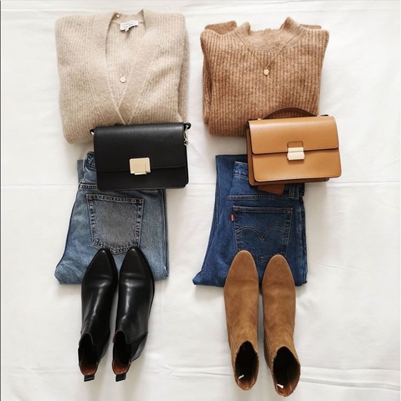 Zara Mid-Height Leather ankle boots size 7.5 - Picture 5 of 13